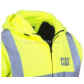 Men's Hi Vis Full Zip Lined Sweatshirt